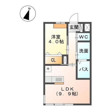 城南温泉前 徒歩10分 1階の物件間取画像